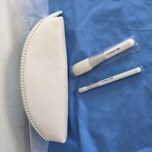 MAC OffWhite Sparkle Brush Travel Bag  - Limited Edition - Rare Find - NWT